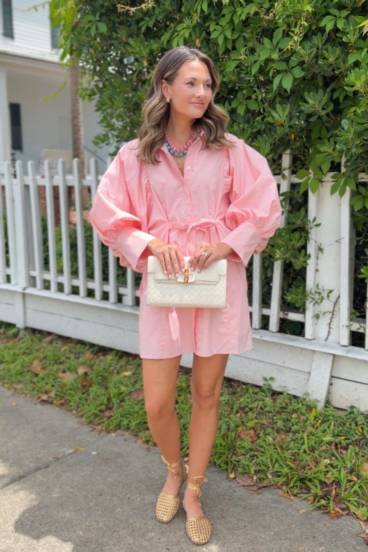 Coastal Pink Mini Dress x Kaylyn