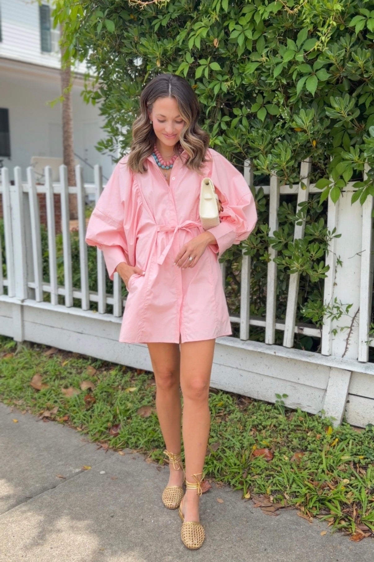 Coastal Pink Mini Dress x Kaylyn