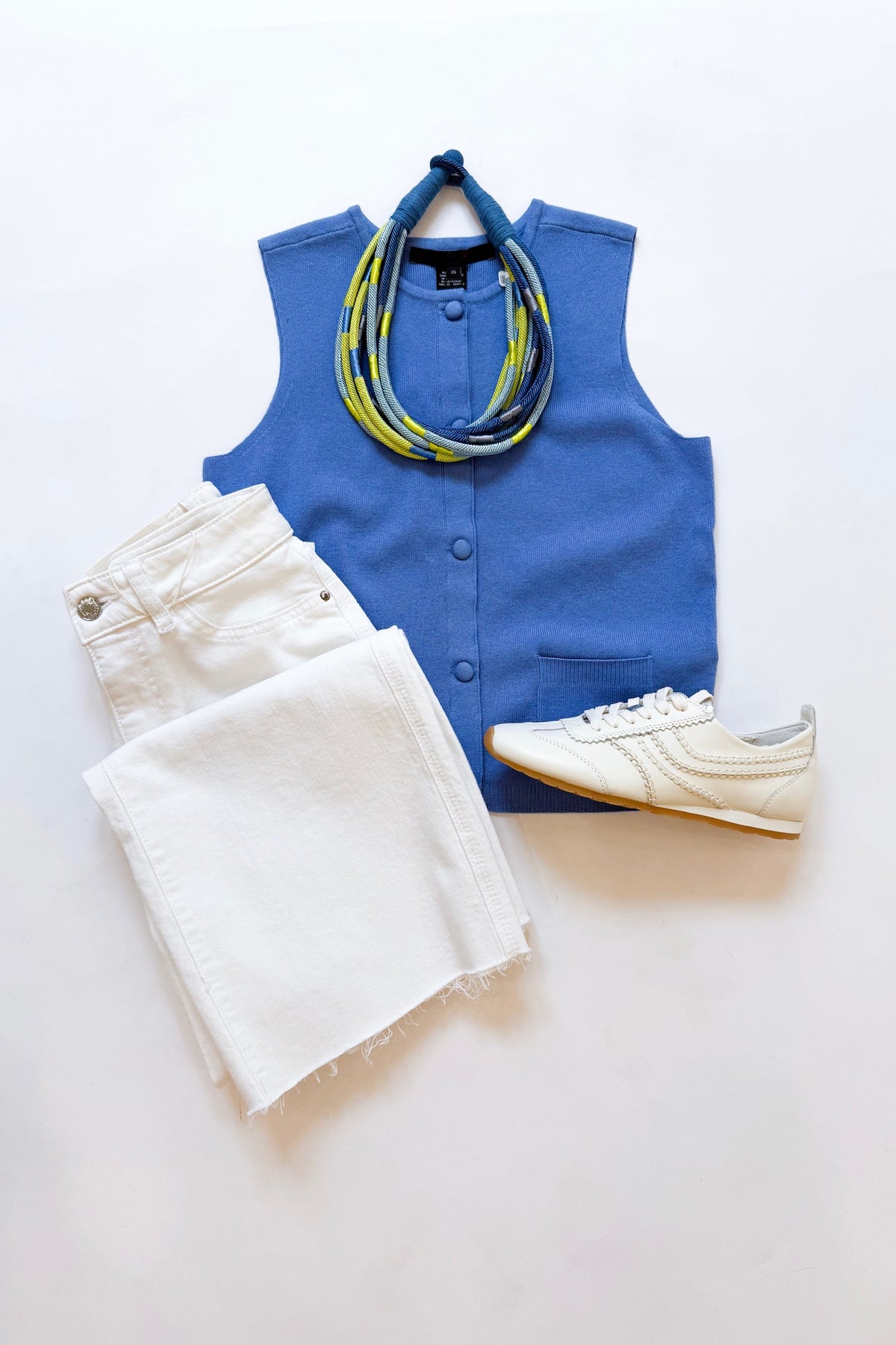 Cosysoft Knit Vest Blue