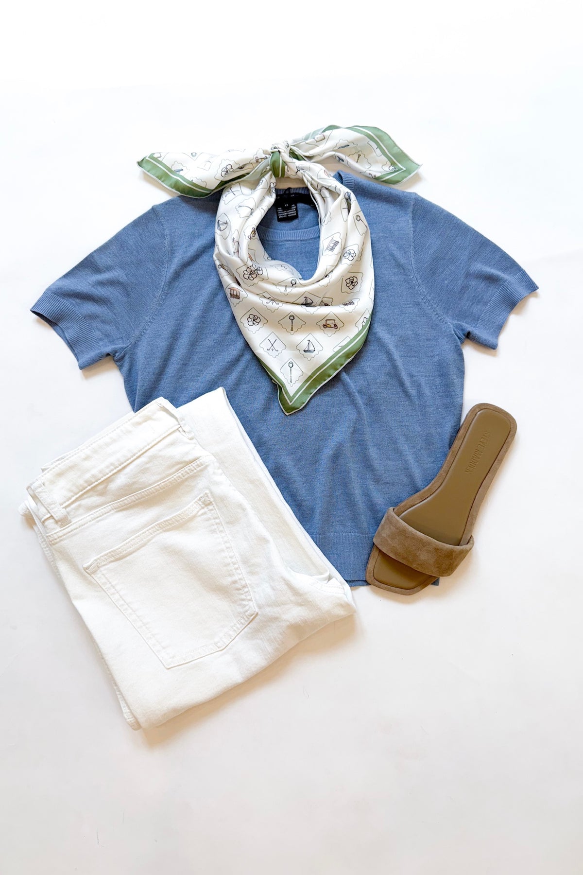 Nola Fine Knit Sweater Blue