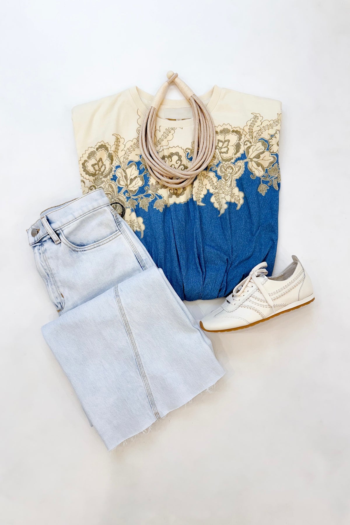 Wilson Tee Chambray Floral
