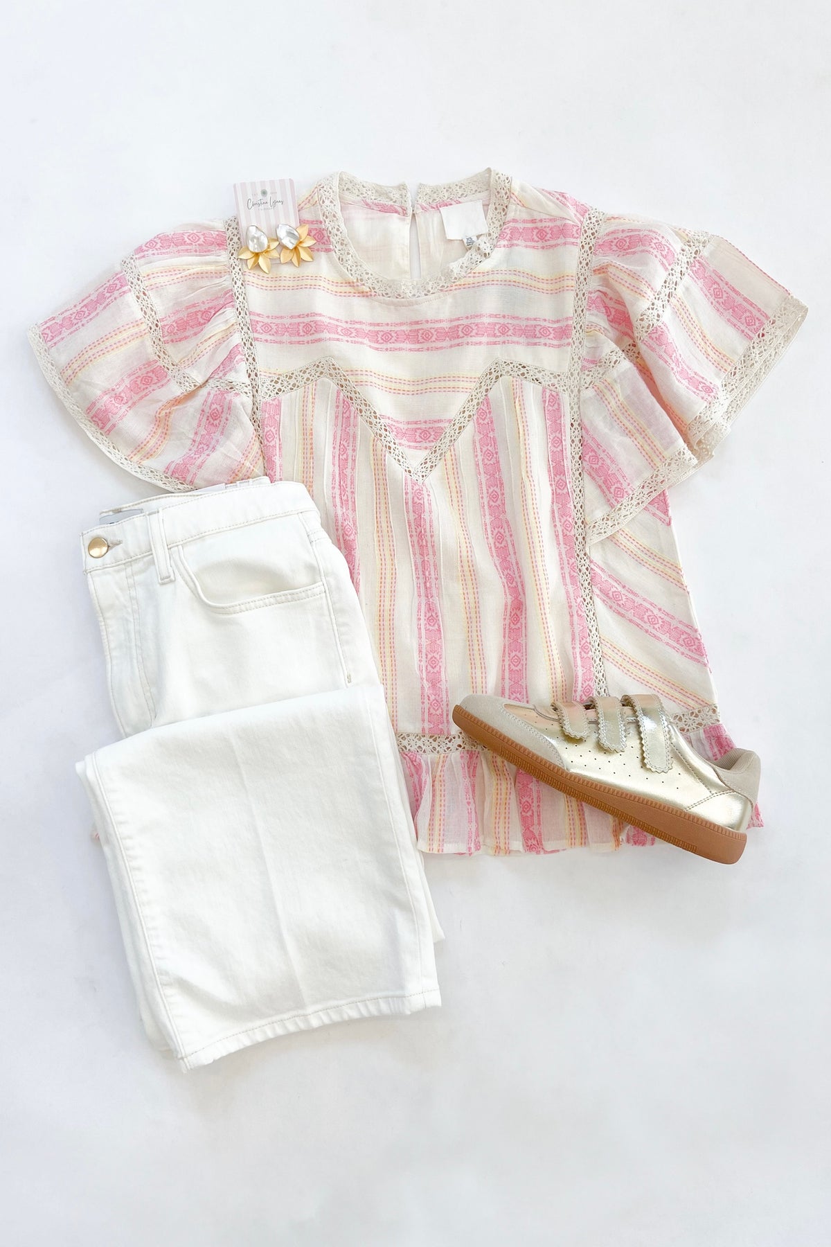 Lulu Top Pink Orange