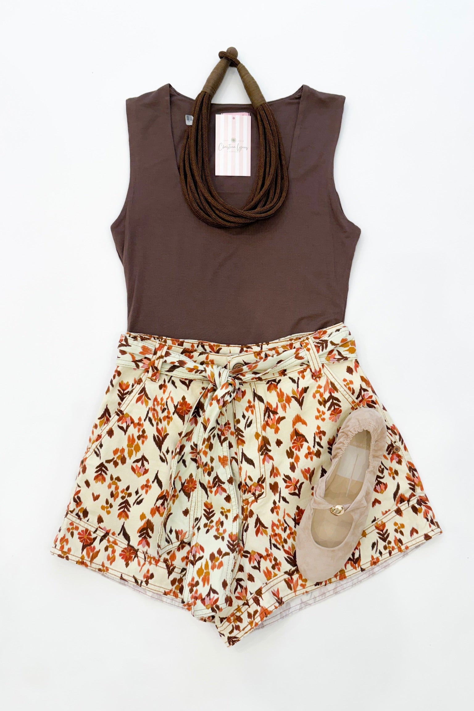 Double Knit Tank Coffee