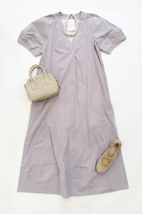 Kaylee Maxi Dress Blue Stripe