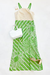 James Midi Dress Frond