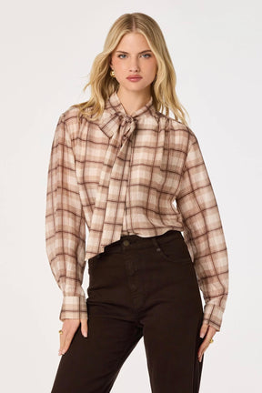 Mabry Top Brown Plaid