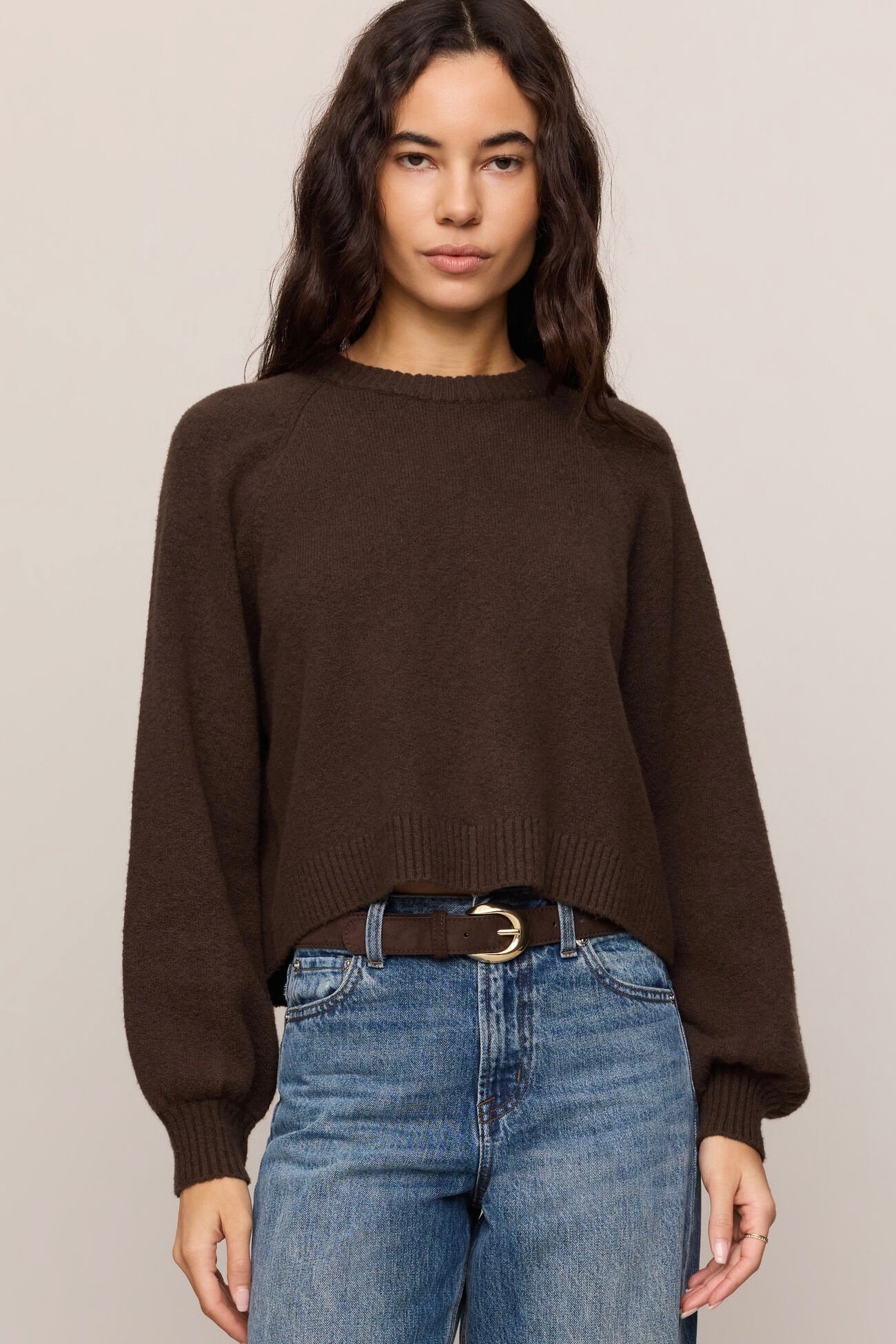 Coming Up Sweater Chocolate