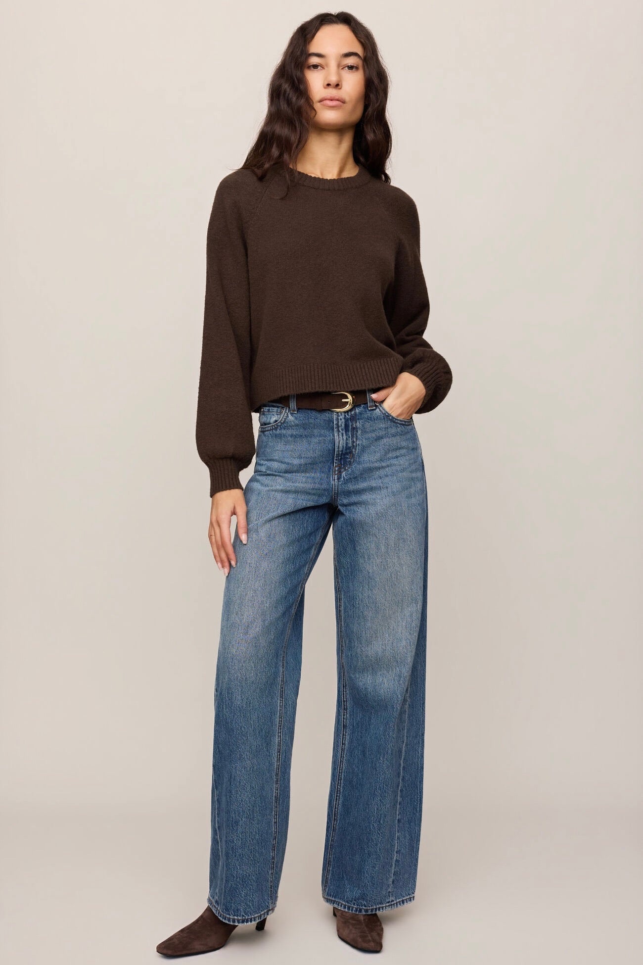 Coming Up Sweater Chocolate