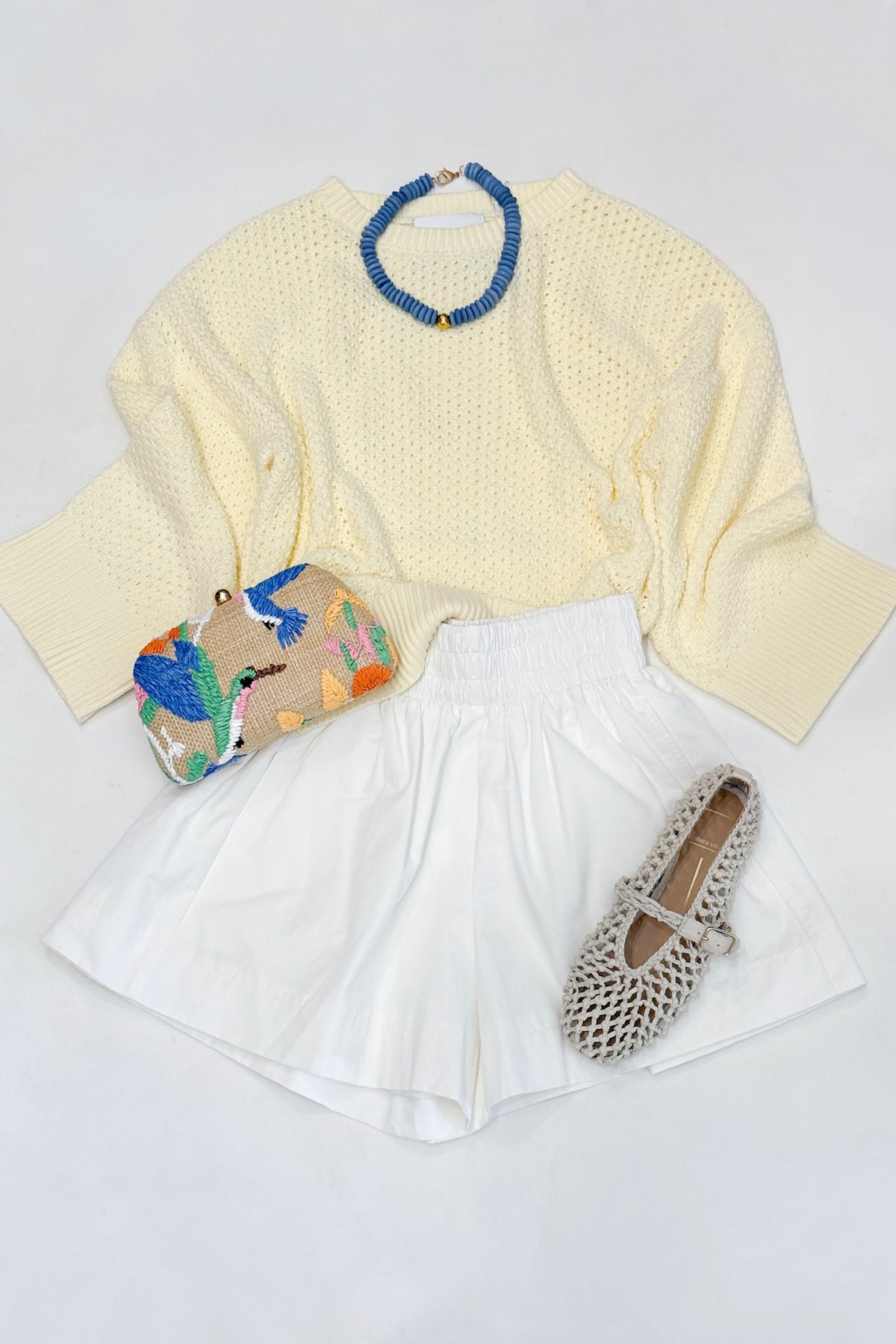 Oversized Boxy Sweater Lemon Icing