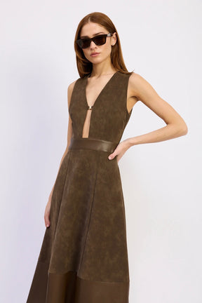 Miller Mixed Media Dress