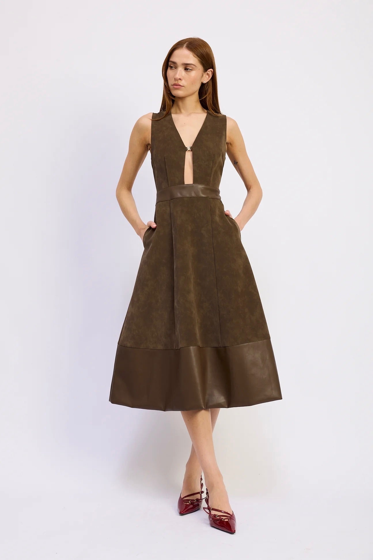 Miller Mixed Media Dress