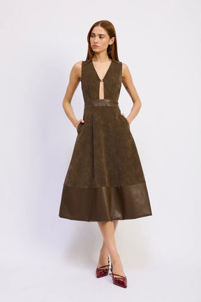 Miller Mixed Media Dress