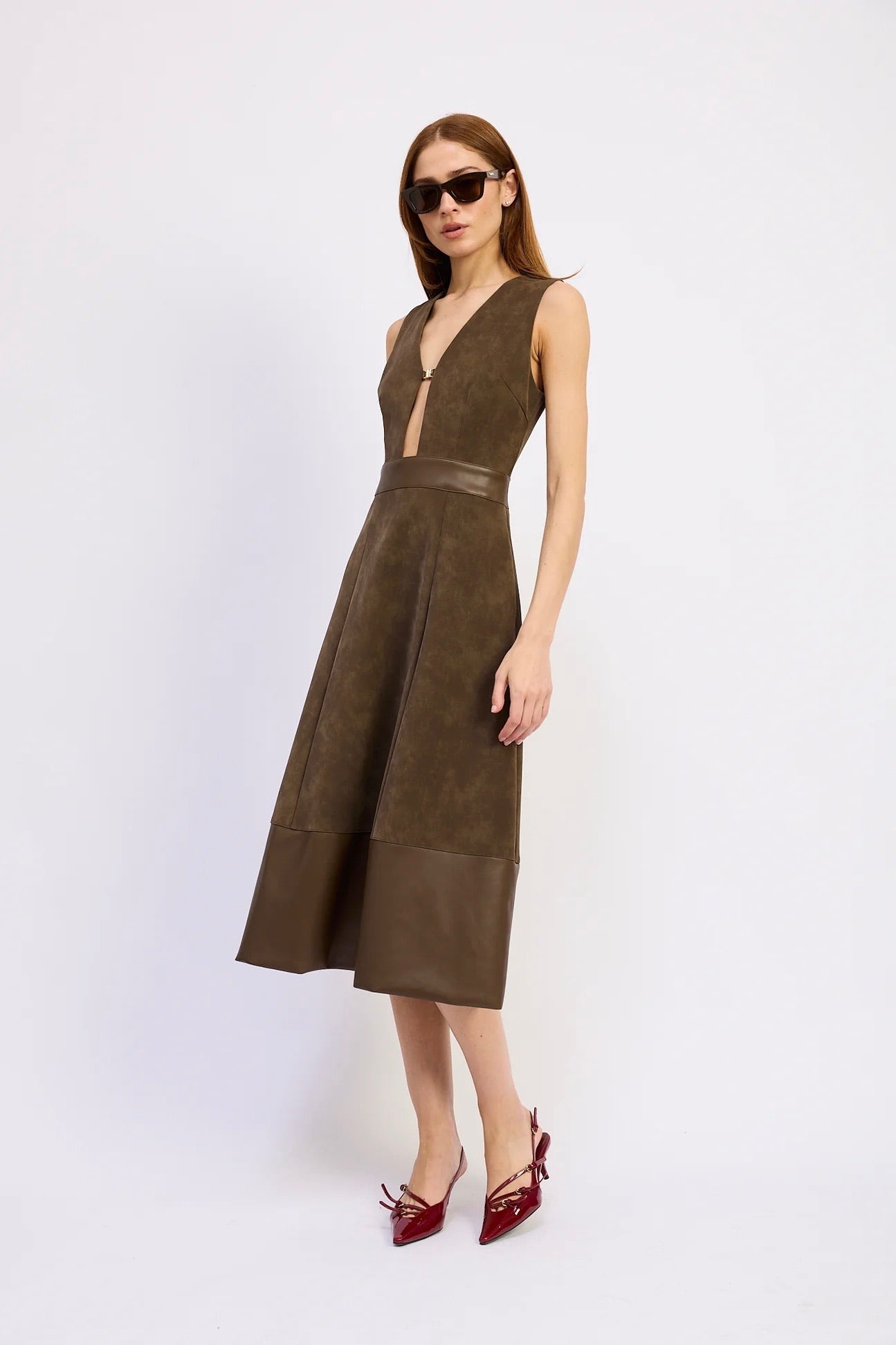 Miller Mixed Media Dress