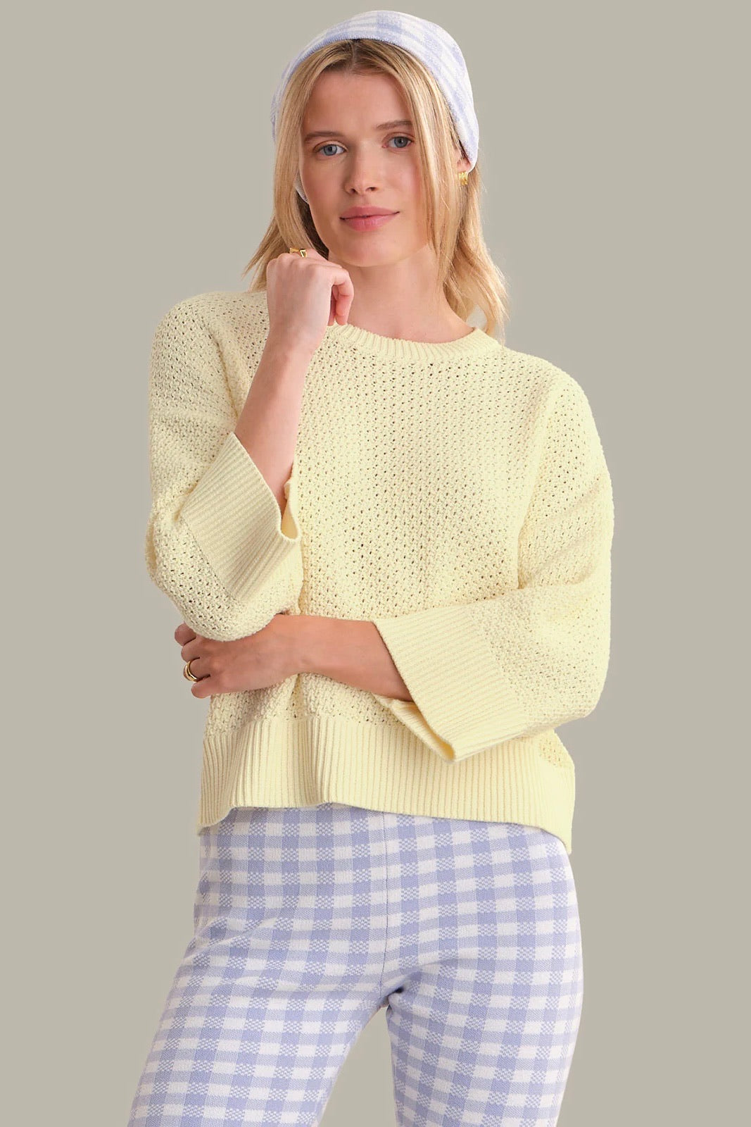 Oversized Boxy Sweater Lemon Icing