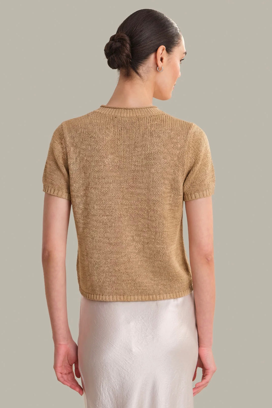 Rolled Edge Sweater Tee Chanterelle
