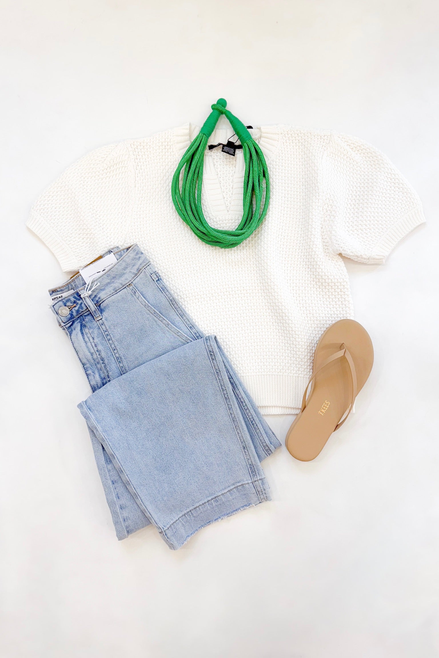 Remy Cotton Blend Top White