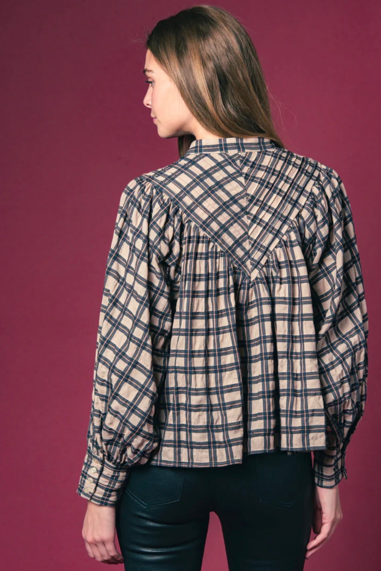 The Shiv Shirt Tan Plaid