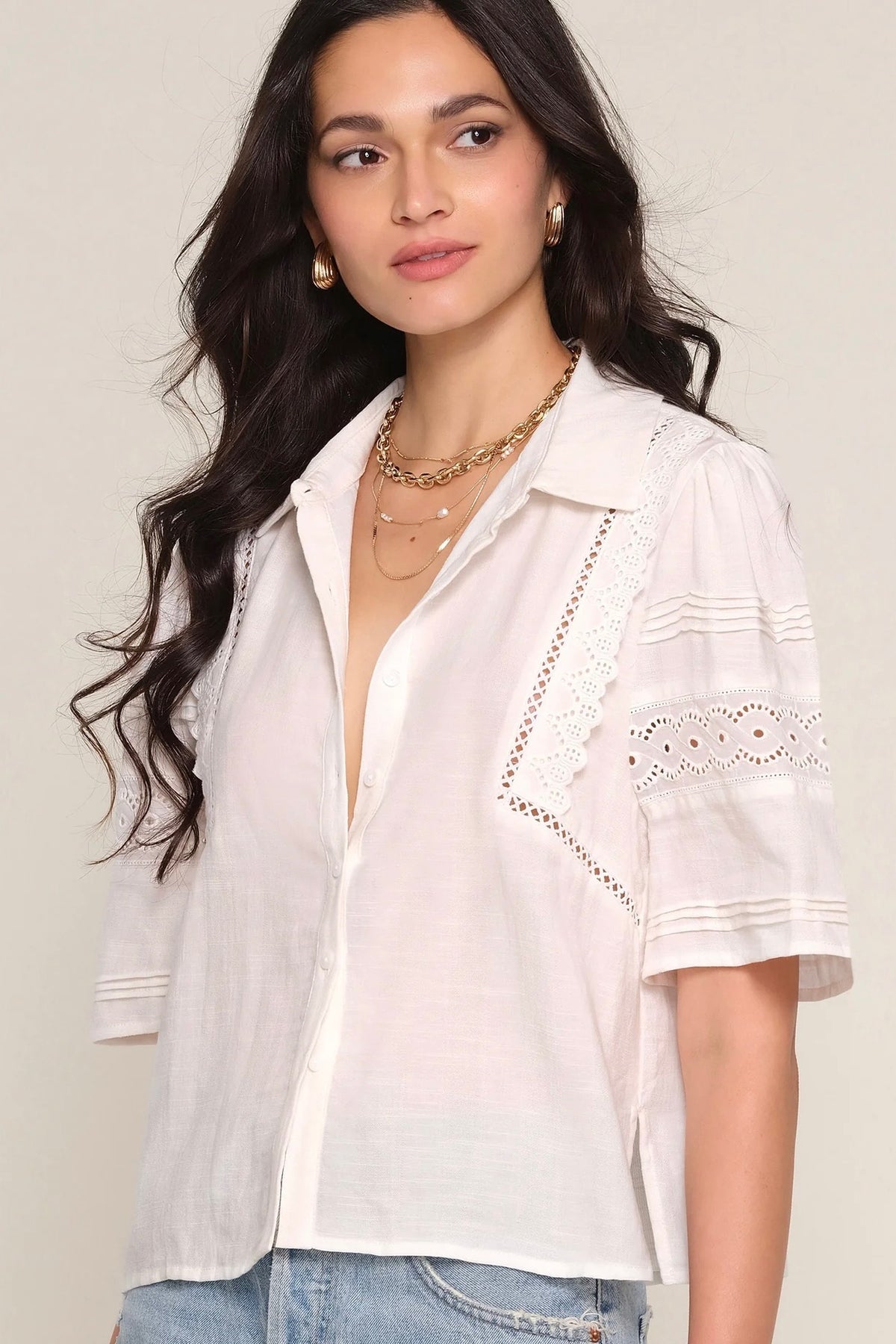 Carmen Top White