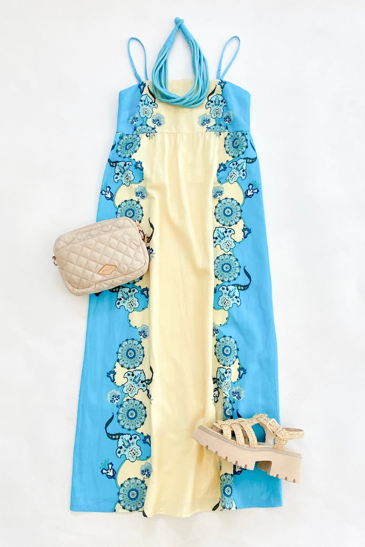 Pamela Midi Dress Coastal