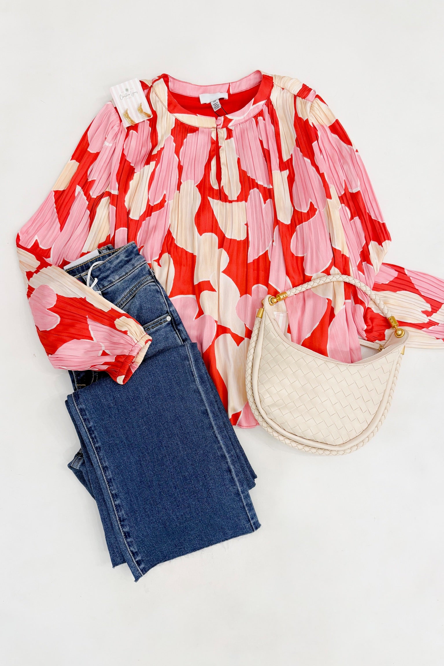 Abstract Heart Blouse