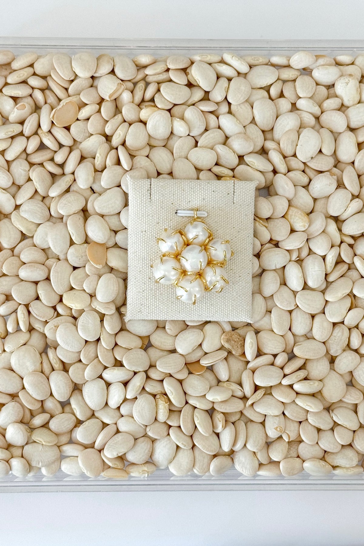 Pearl Flower Charm