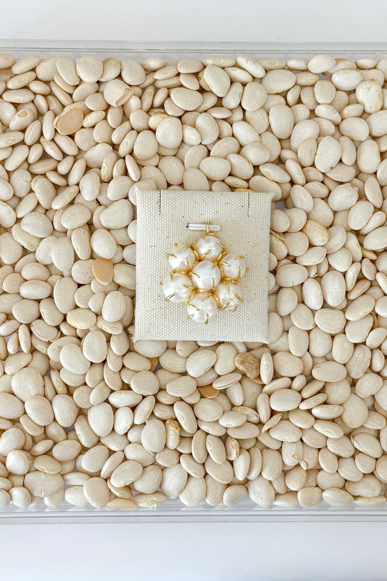 Pearl Flower Charm