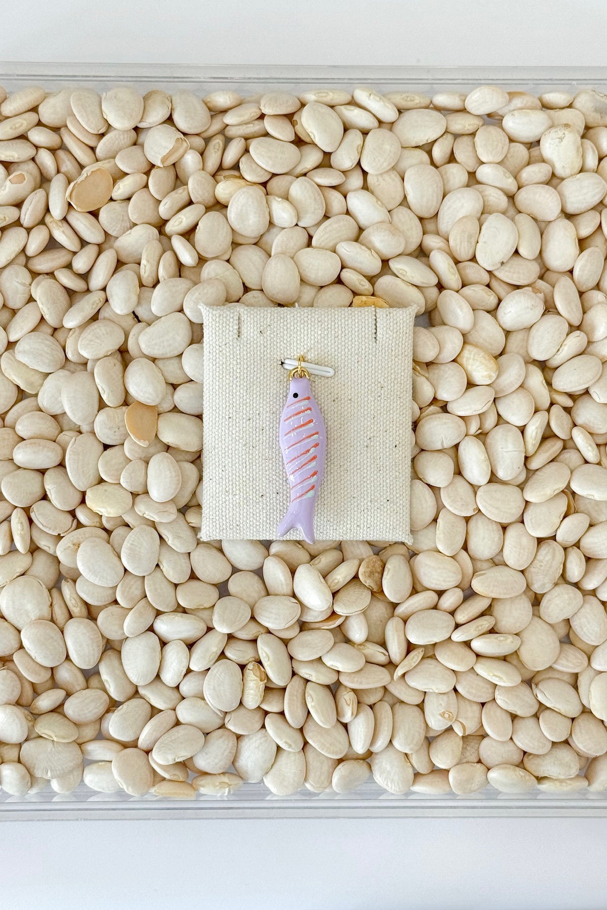 Purple Fish Charm