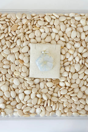 Stone Flower Charm
