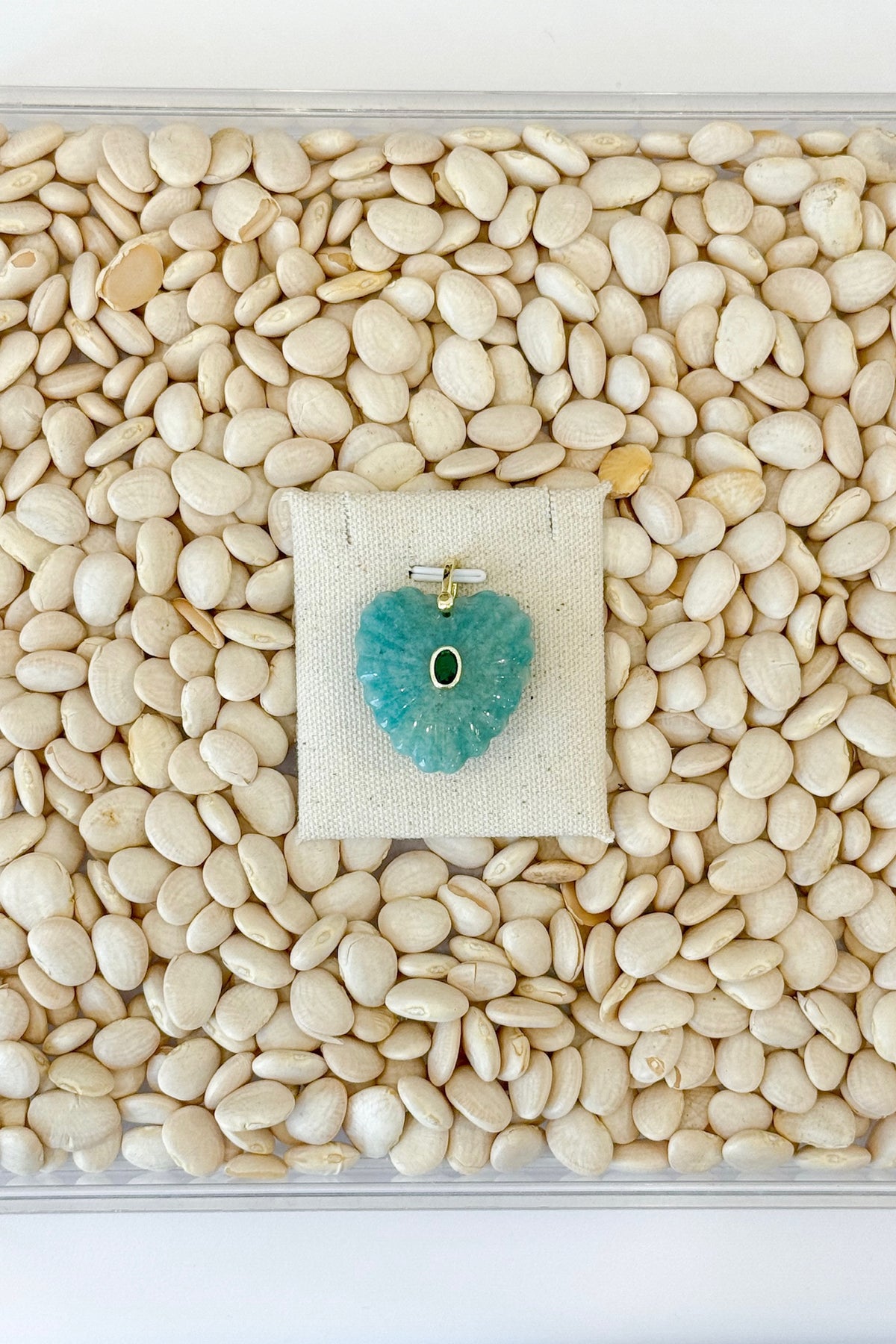 Stone Heart Charms