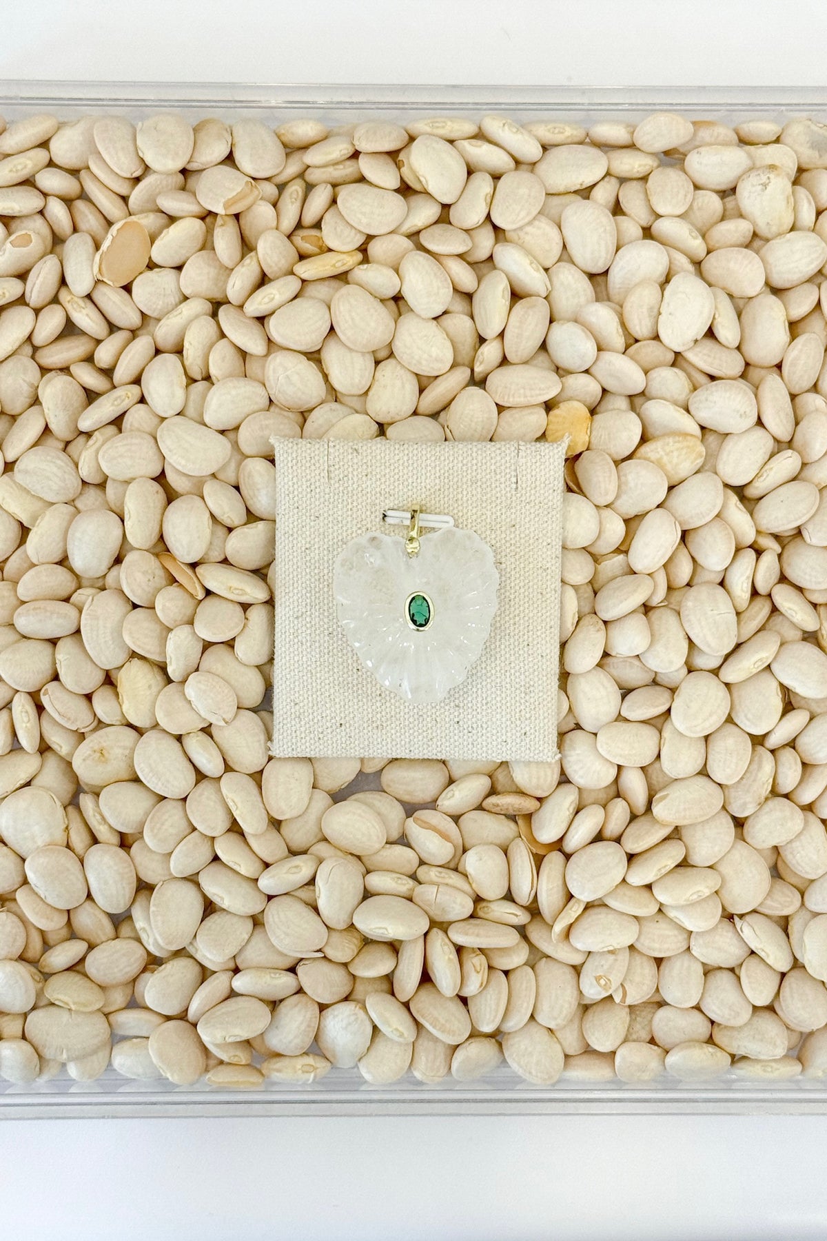 Stone Heart Charms