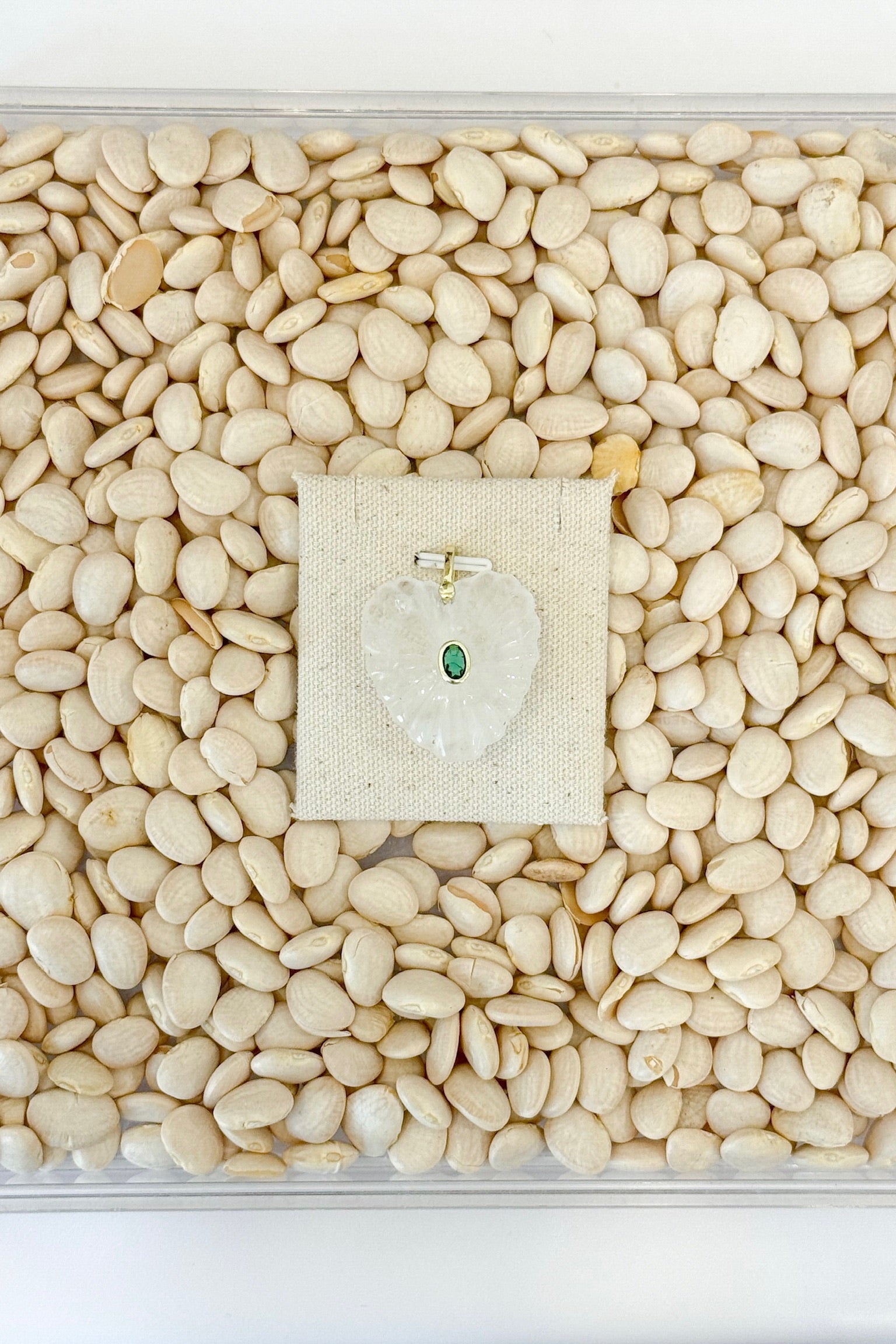 Stone Heart Charms