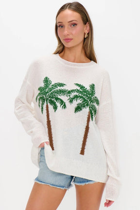 Woodsy Sweater Palm Tree