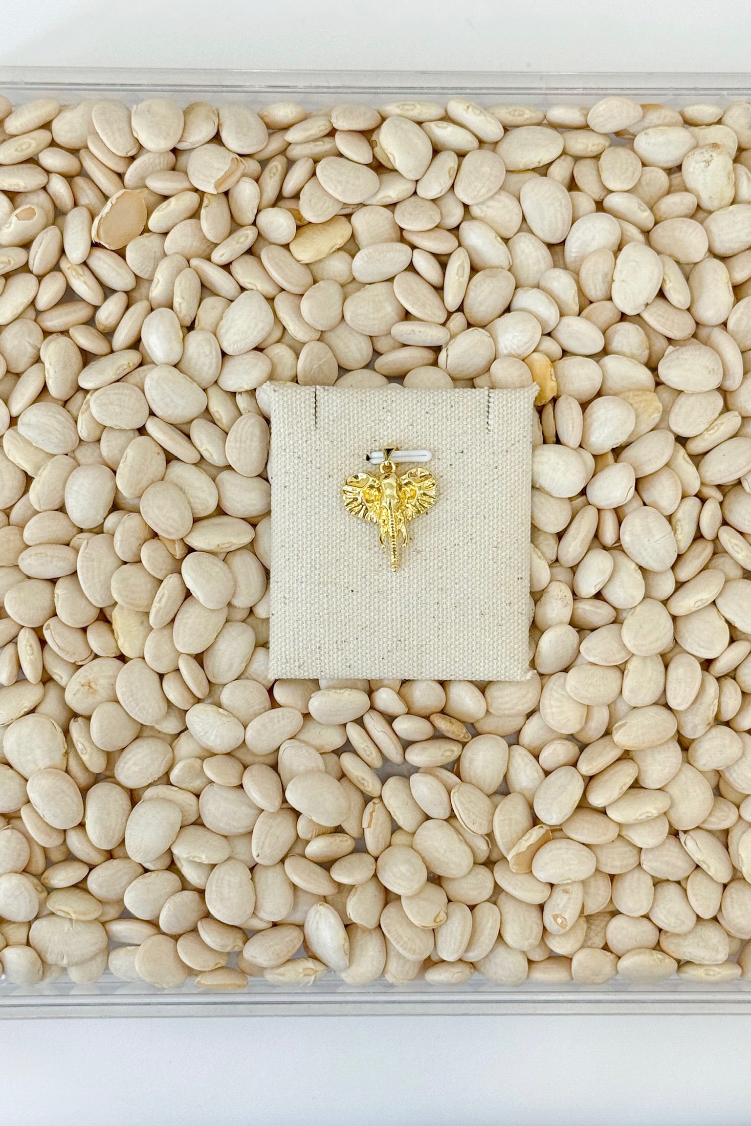 Gold Small Elephant Charm