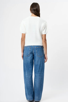 Remy Cotton Blend Top White