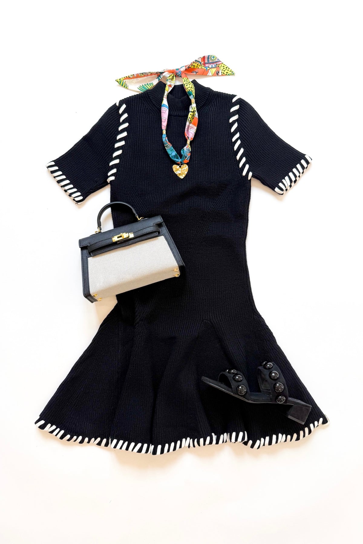 Romilla Stitch Mini Dress