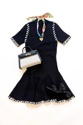 Romilla Stitch Mini Dress