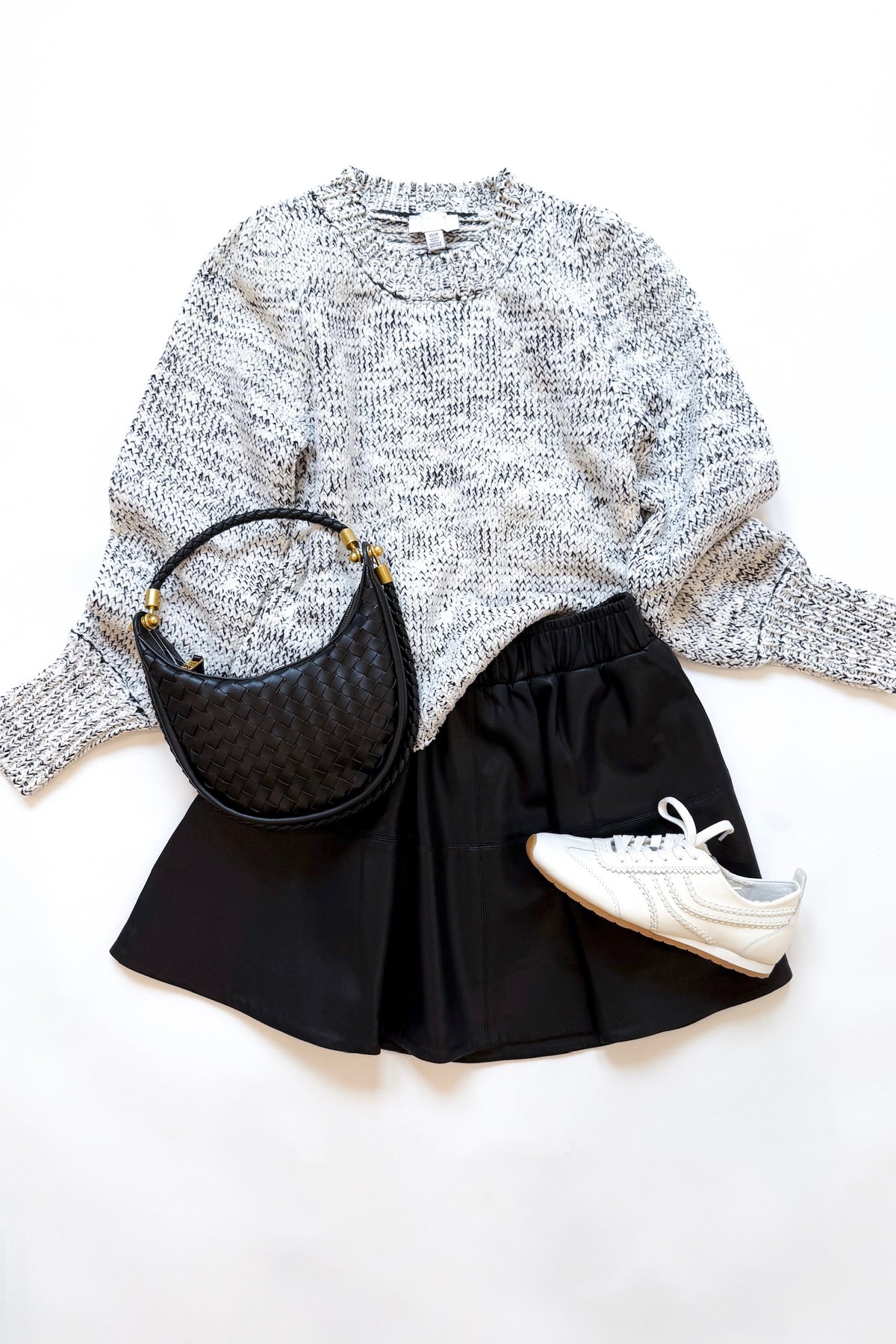 Charlotte Sweater Ivory Black