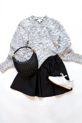 Charlotte Sweater Ivory Black
