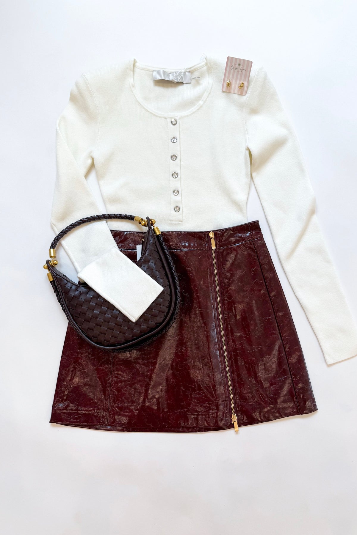 Ivory Knit Top