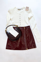 Ivory Knit Top