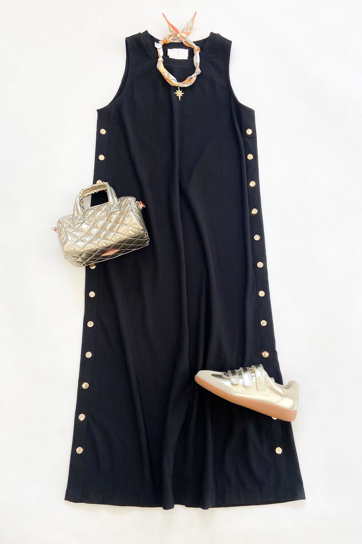 Serena Midi Dress Black