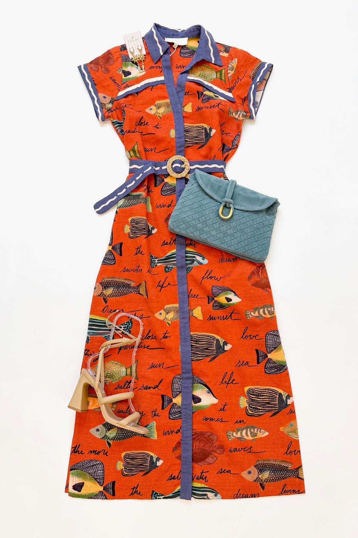 Iva Midi Nautical Fish