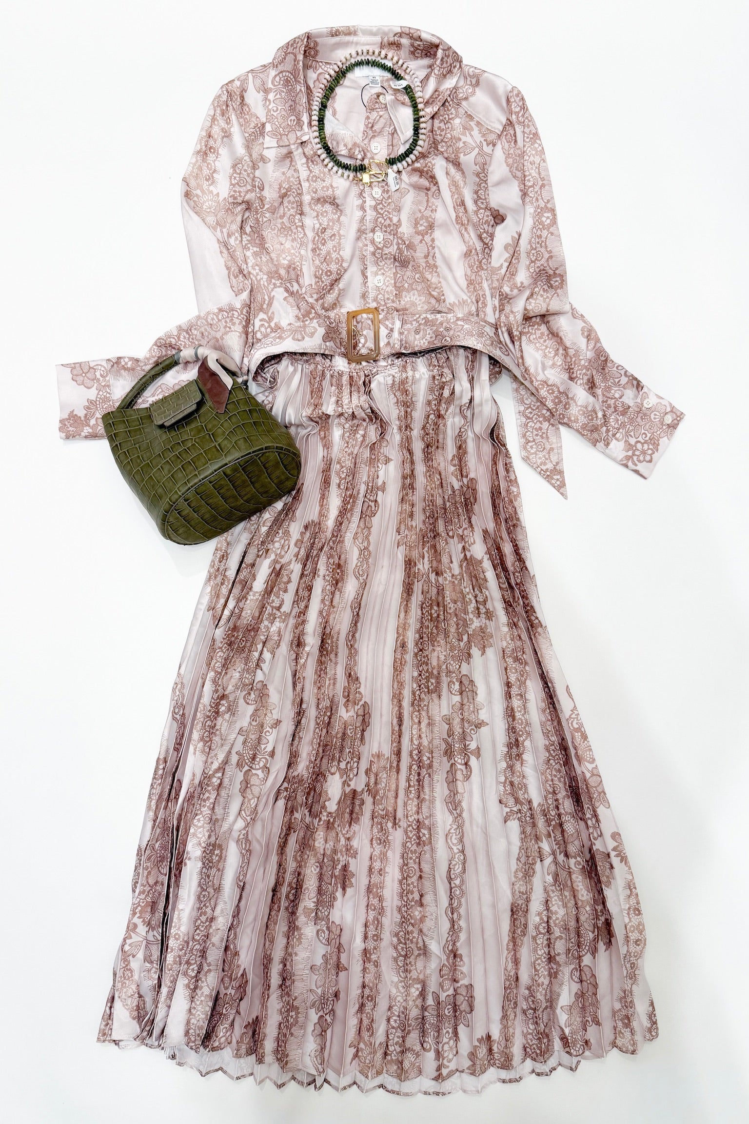 Ruth Midi Dress Blush