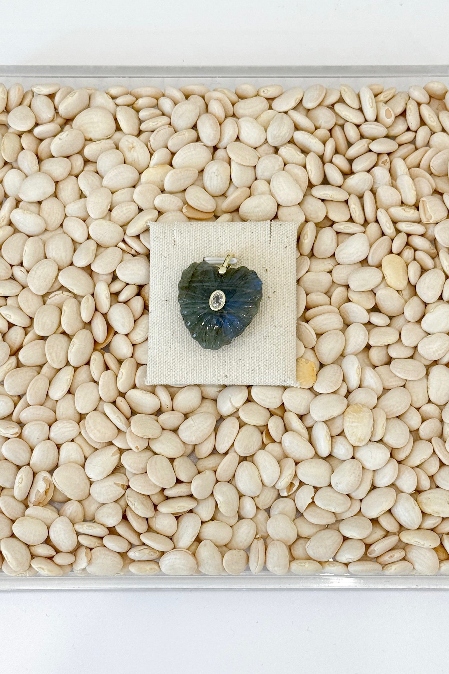 Stone Heart Charms