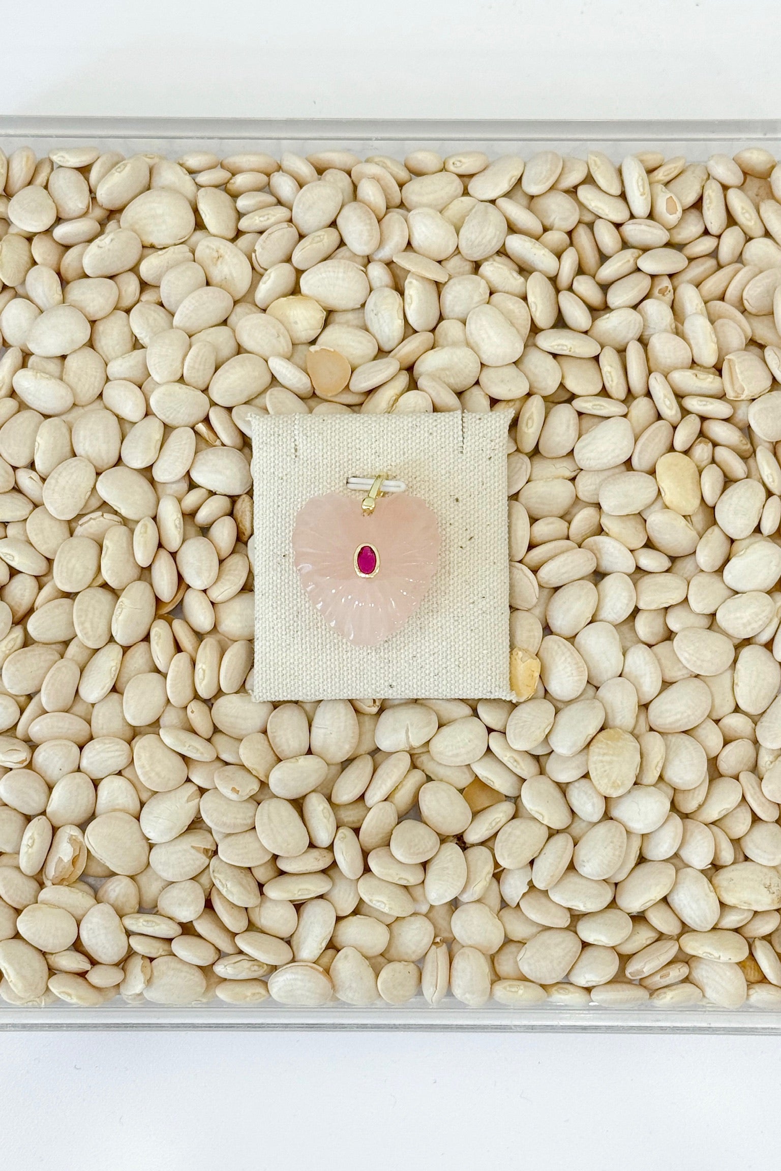 Stone Heart Charms