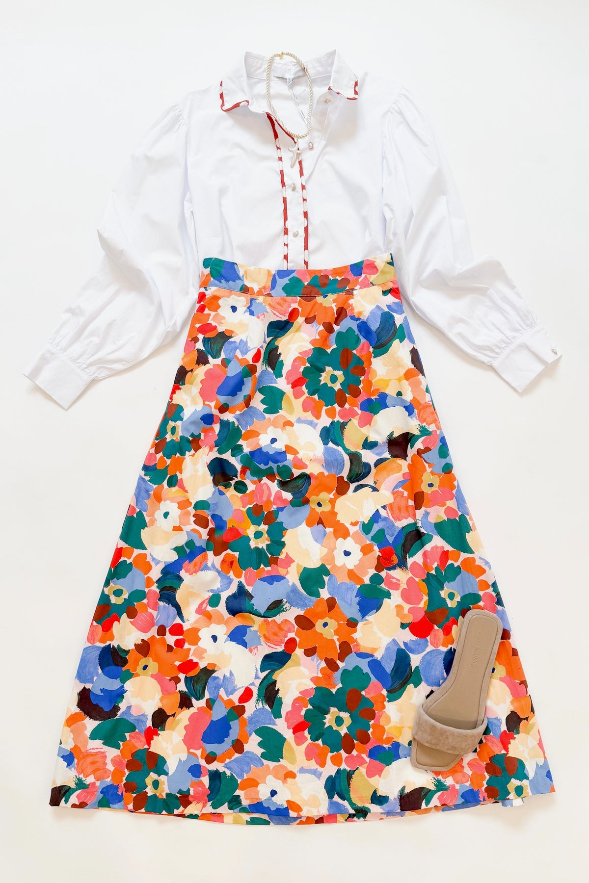River Midi Skirt Wildflower
