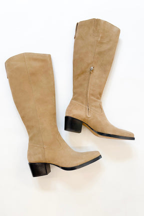 Virona Suede Boots Dark Taupe