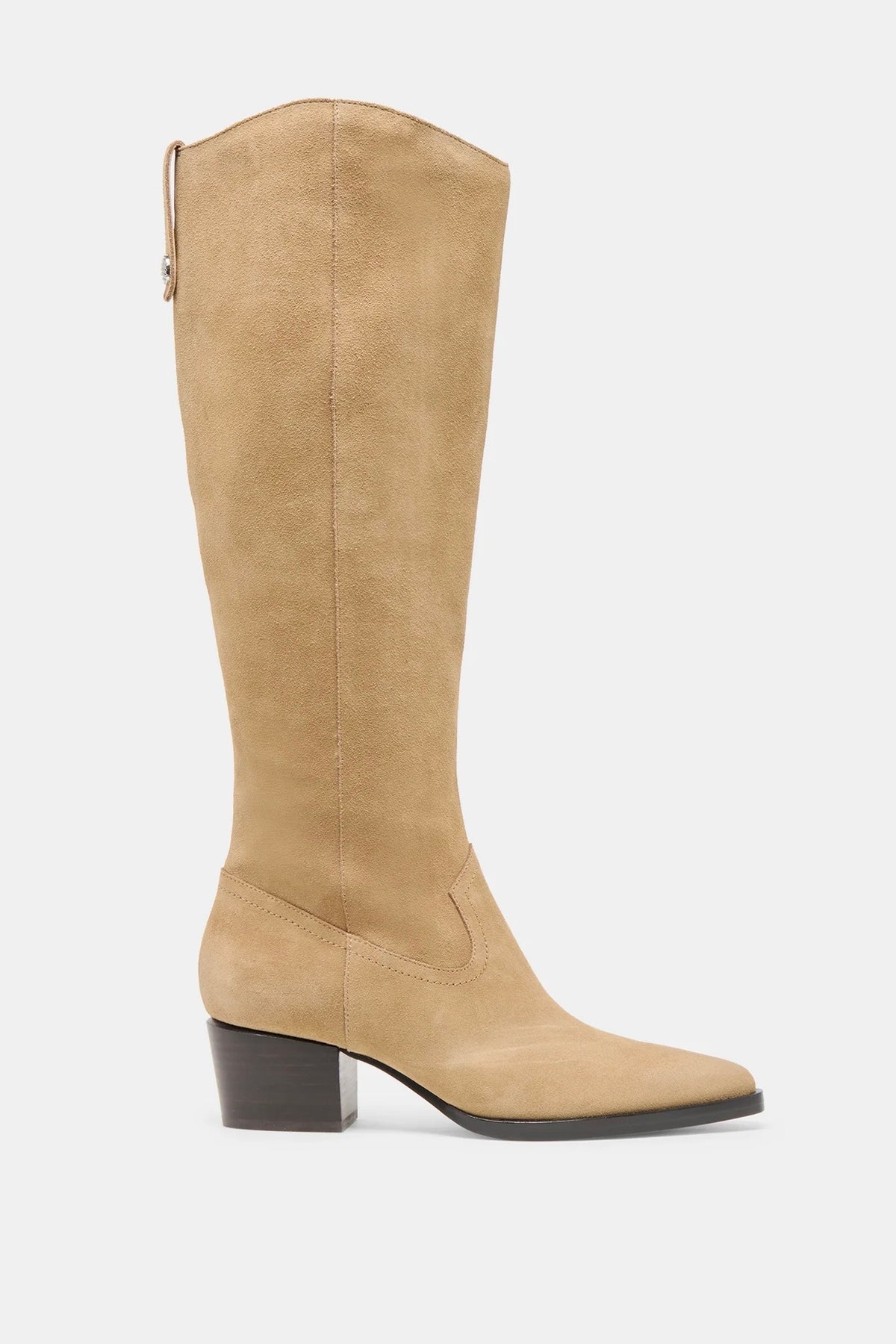 Virona Suede Boots Dark Taupe