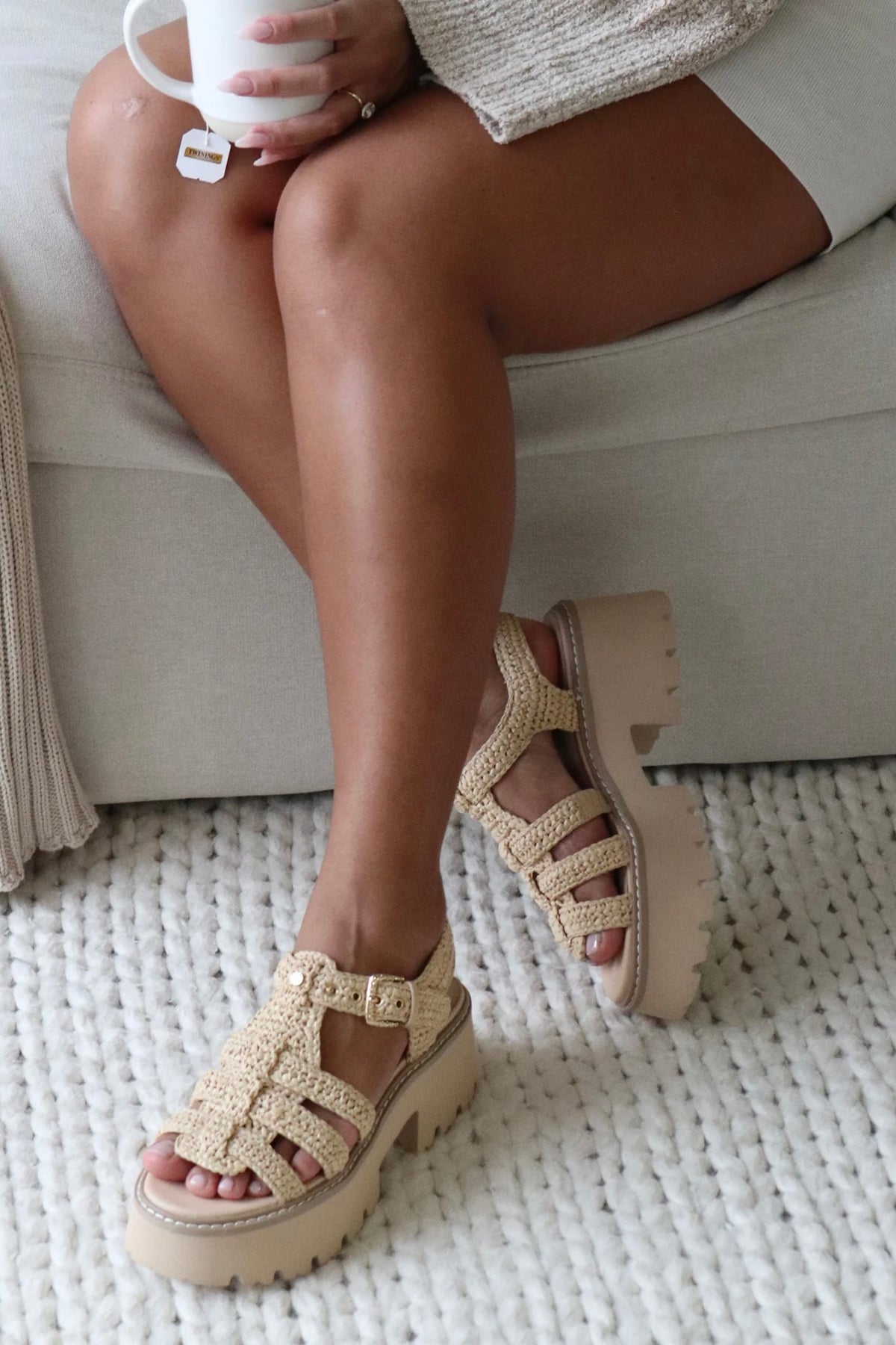 Latice Sandal Light Natural
