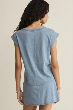 Camino Jersey Denim Top
